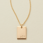 Mini Lennon Rectangle Necklace Necklace