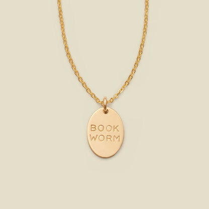 Mini Oval Disc Necklace Necklace