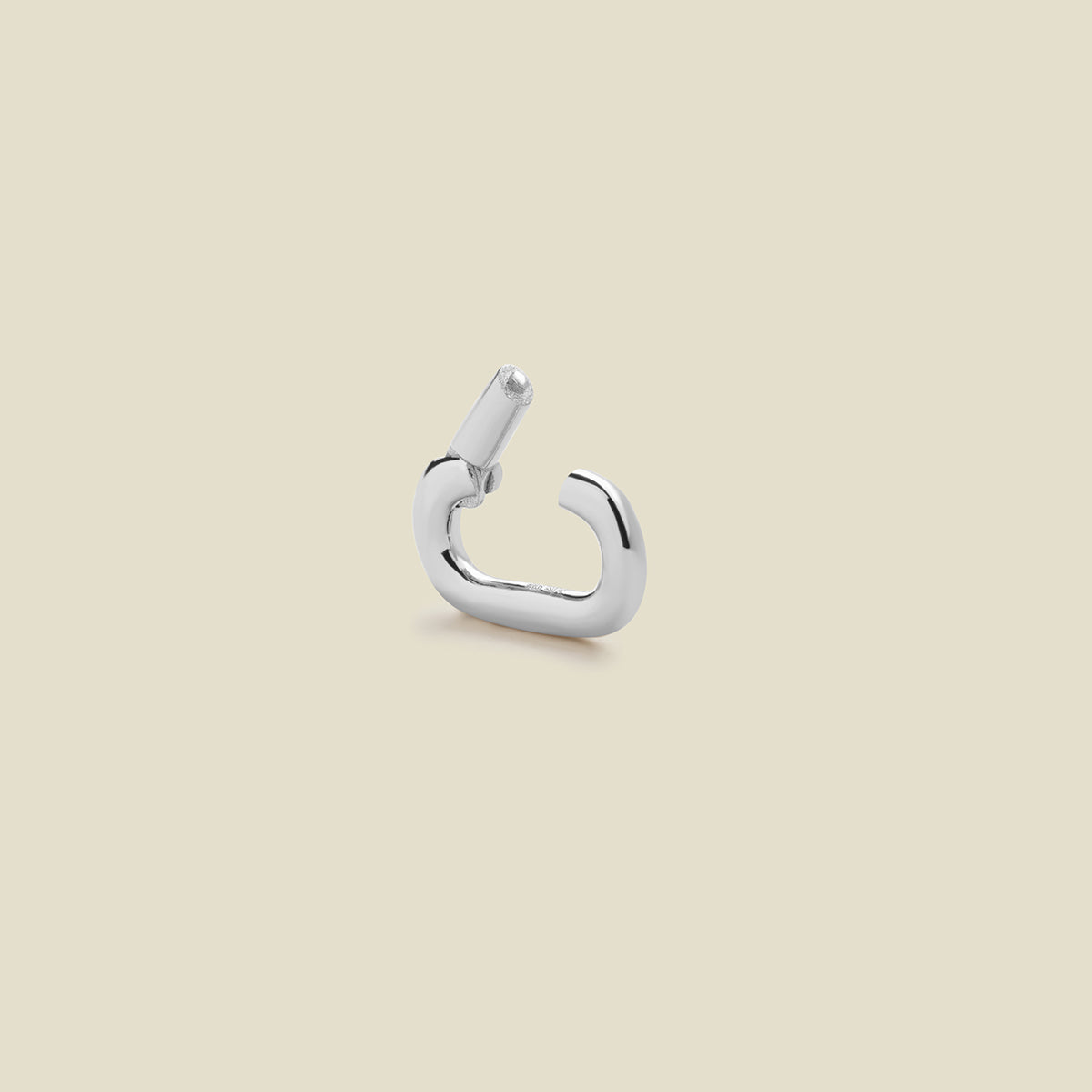 Mini Paperclip Link Lock Add-On Silver Add Ons