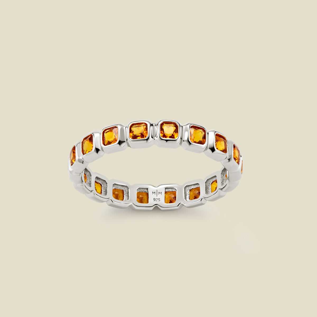 November Birthstone Eternity Ring