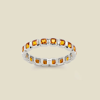 November Birthstone Eternity Ring