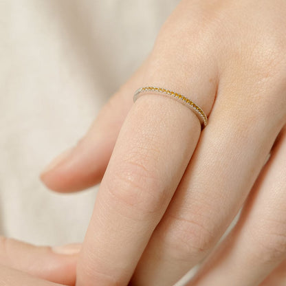 November Birthstone Stacking Ring