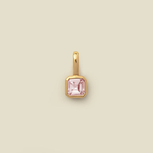 October Birthstone Charm Gold Vermeil Add Ons