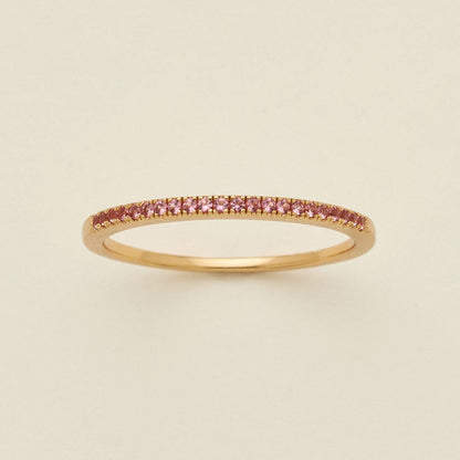 October Birthstone Stacking Ring