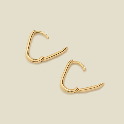 Paperclip Hoop Earrings Earring