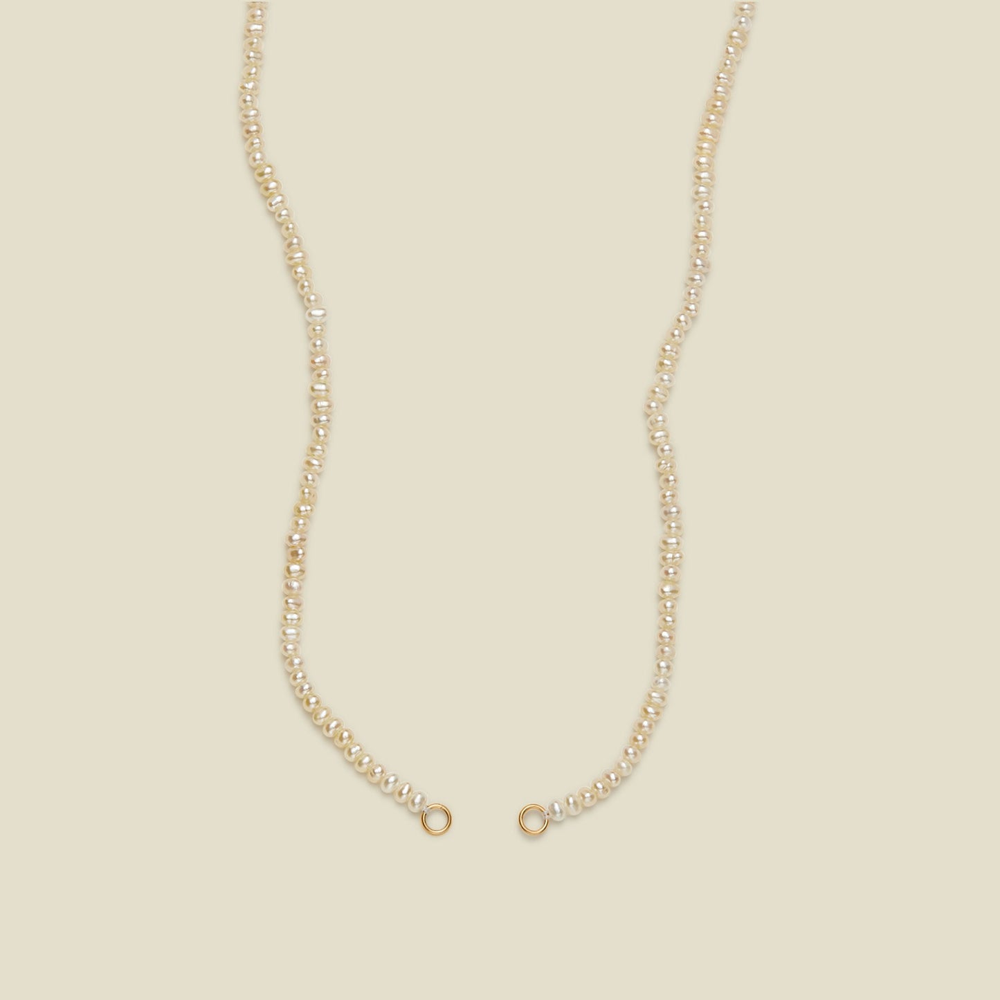 Pearl Strand Charm Necklace