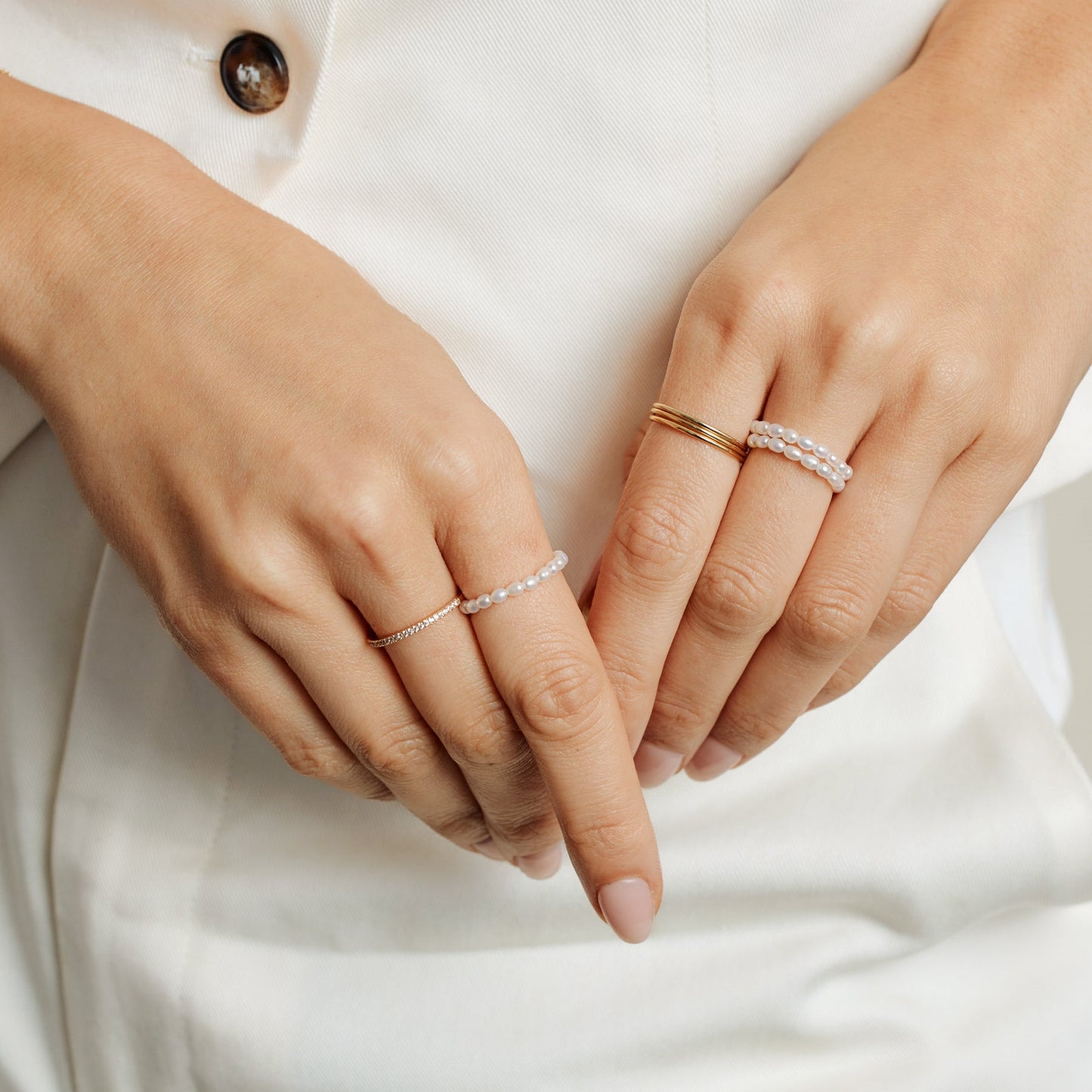 Pearl Strand Ring
