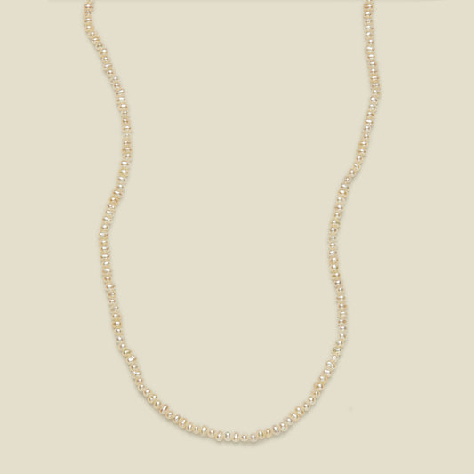 Pearl Strand Choker Necklace
