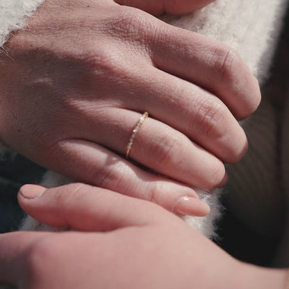 ILY Morse Code Ring