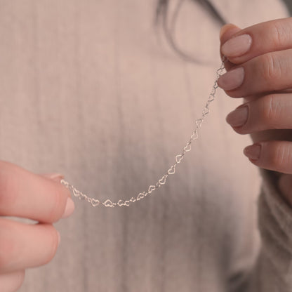 Heart Chain Bracelet