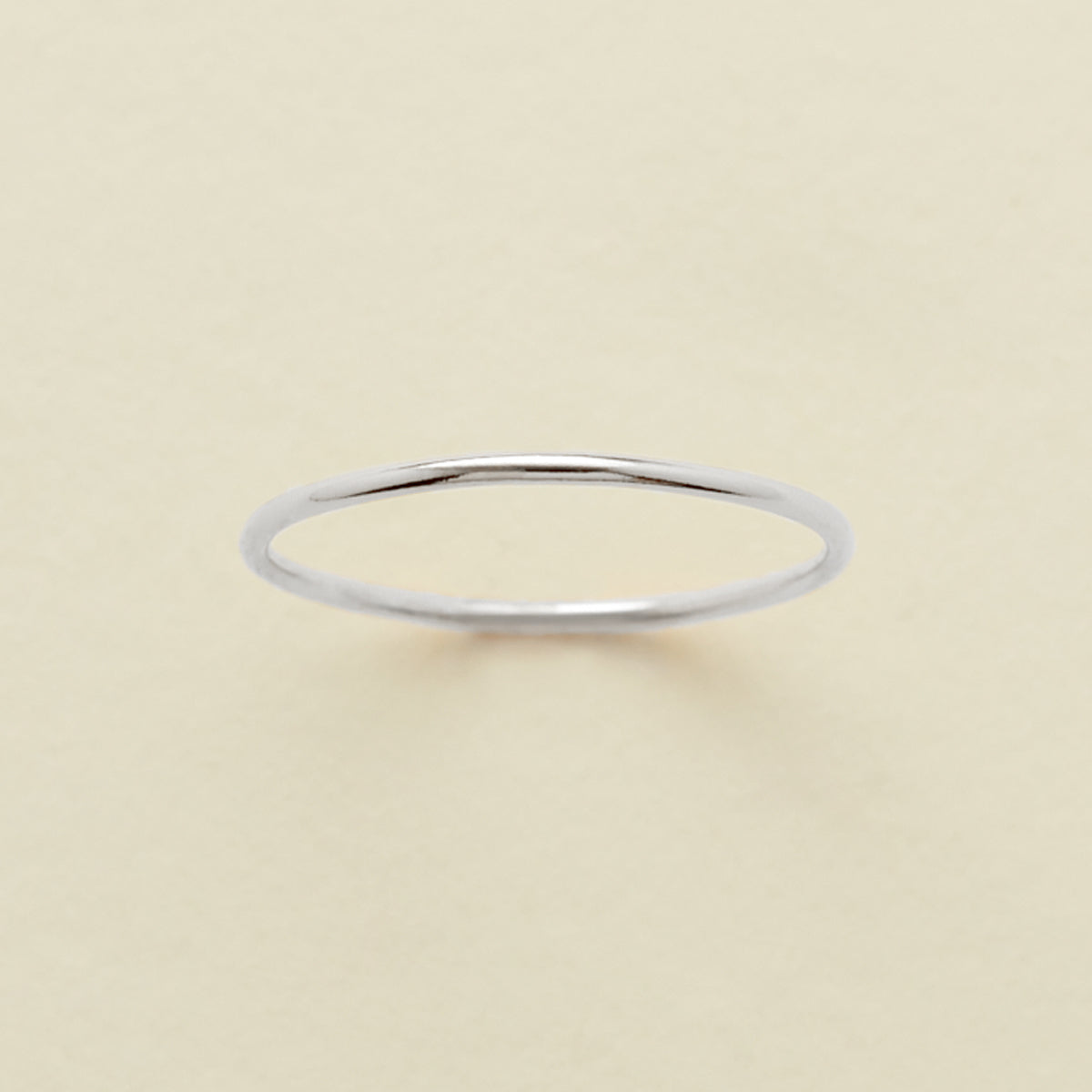 Round Stacking Ring Silver / 5 Ring