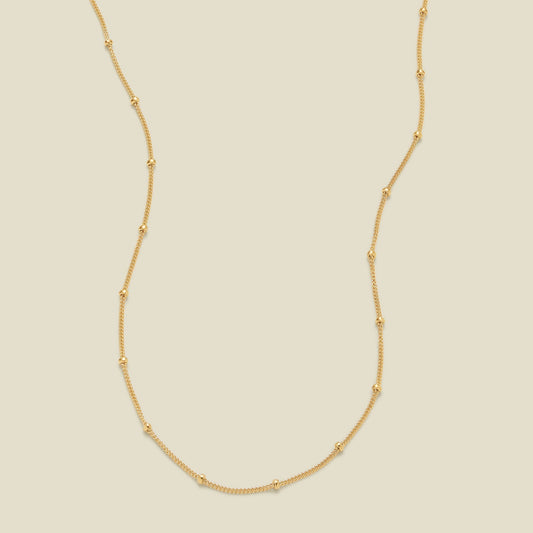 Satellite Chain Gold Filled / 13" Necklace