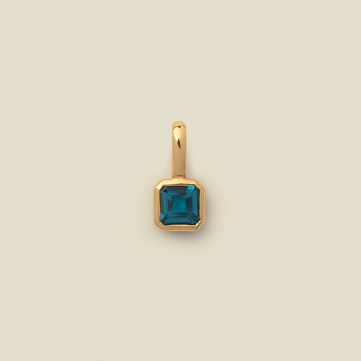 September Birthstone Charm Gold Vermeil Add Ons