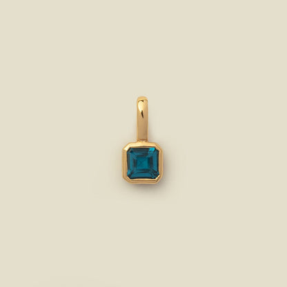 September Birthstone Charm Gold Vermeil Add Ons