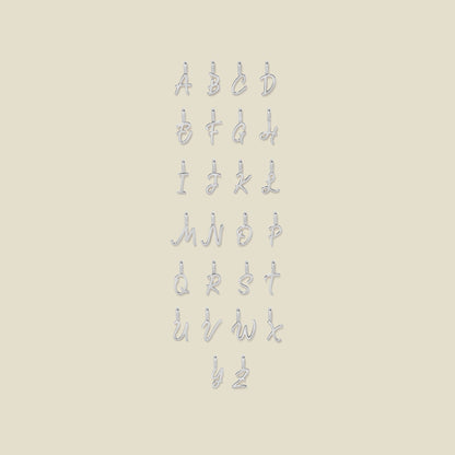 Script Initial L Charm