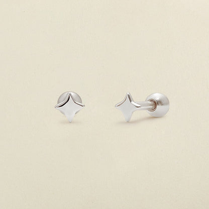 Star Stud Earrings Silver Earring