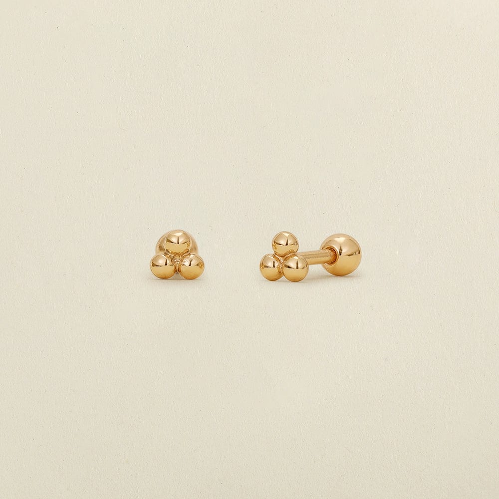 Trinity Bead Stud Earrings Earring