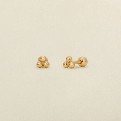 Trinity Bead Stud Earrings Earring