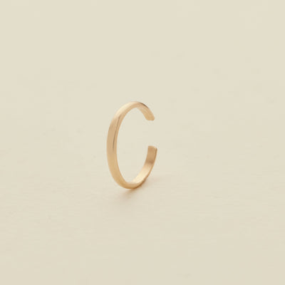 Luster Rounded Ear Cuff - Single