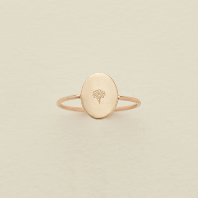 Oval Customized Ring