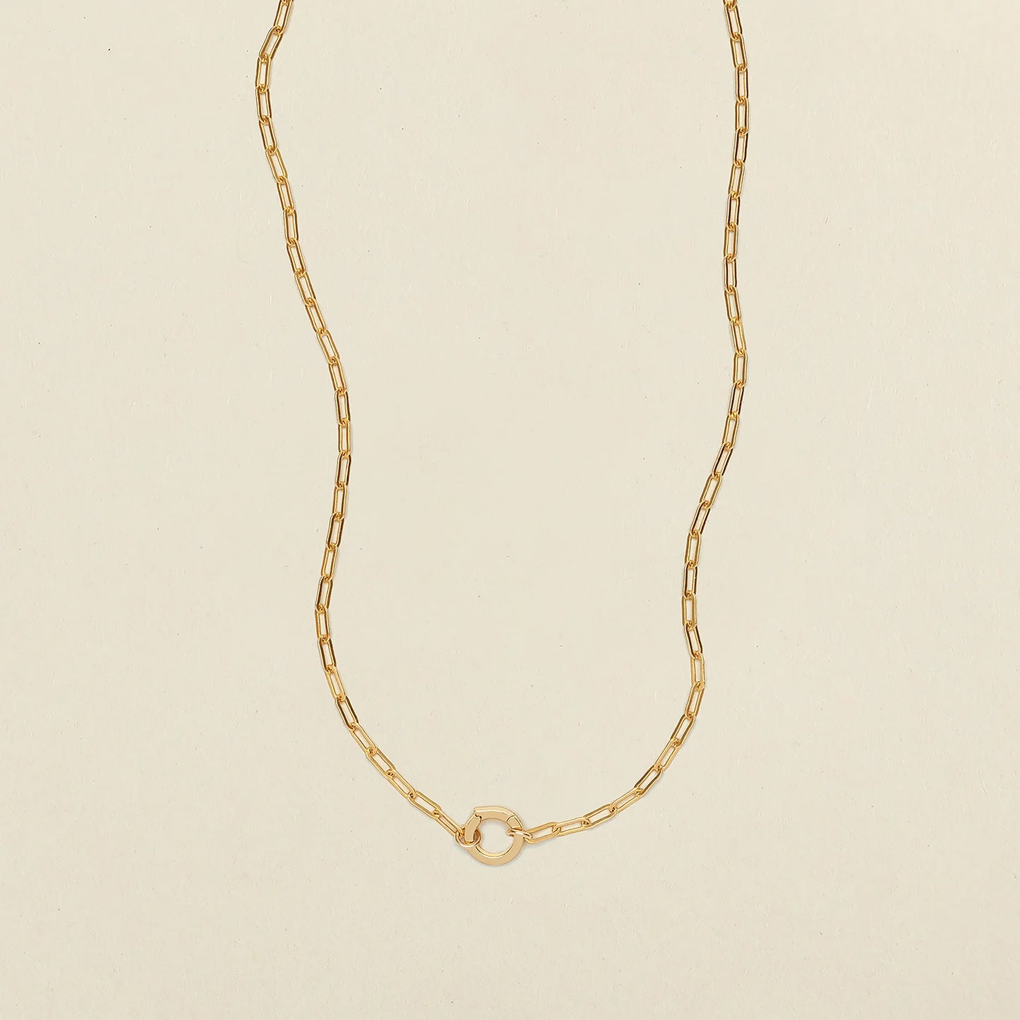 Jude Link Lock Necklace