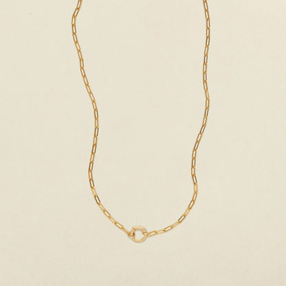 Jude Link Lock Necklace