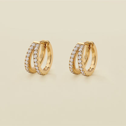 CZ Split Hoops