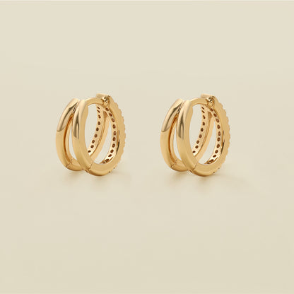 CZ Split Hoops