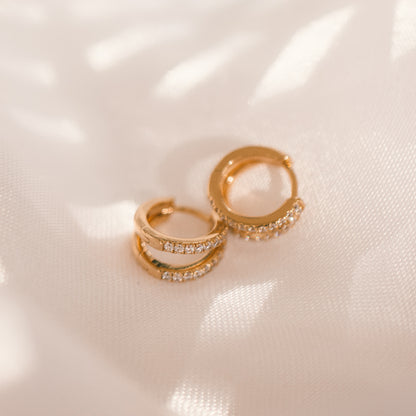CZ Split Hoops