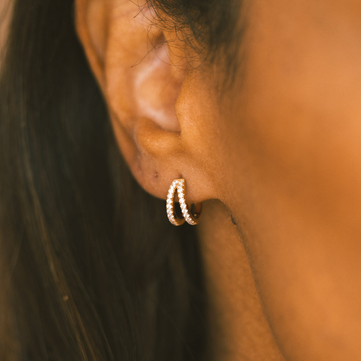CZ Split Hoops