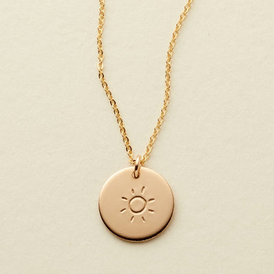 Sunny Disc Necklace