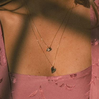 Mini Sweetheart Initial Necklace
